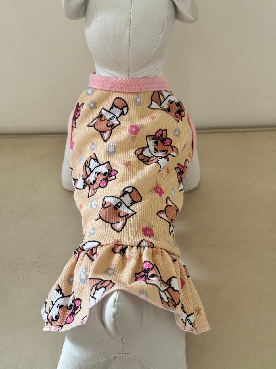 Vestido Malha Raposinha
